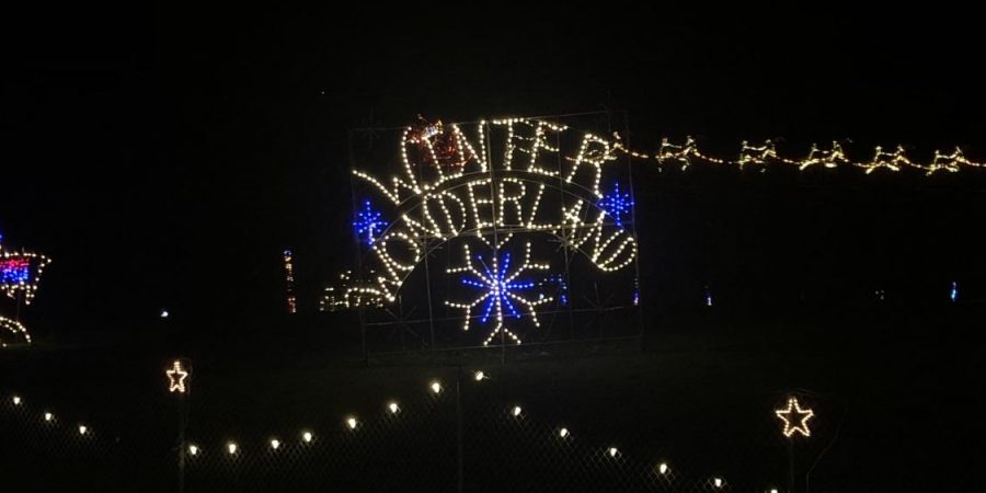 A bright and warm welcome to the Winter Wonderland light show at PIR.