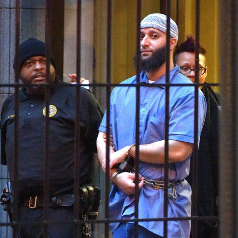 Adnan Syed on his way to his reappear.