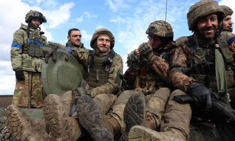 Ukraine soldier continue their fight.