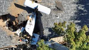 A plane crashes into a residential home in Newberg, Oregon on October 3