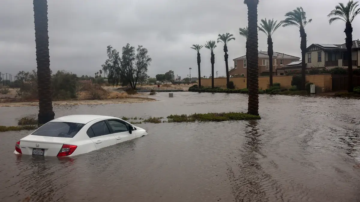 Tropical Storm Hilary drenches Southern California as floods prompt rescues
