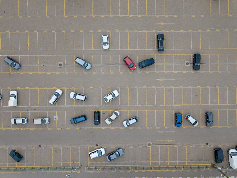 This parking lot is a mess. Kinda like the Barlow parking lot.