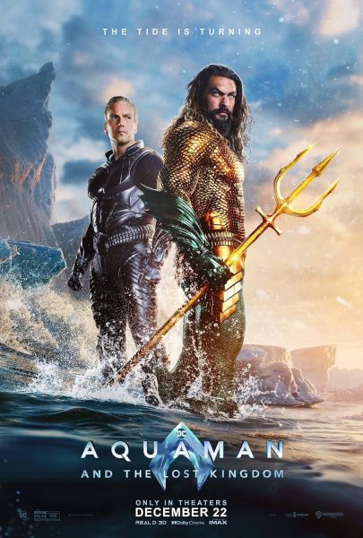 Aquaman and the Lost Kingdom is the final film in the DCEU. Stars Jason Momoa and Patrick Wilson.