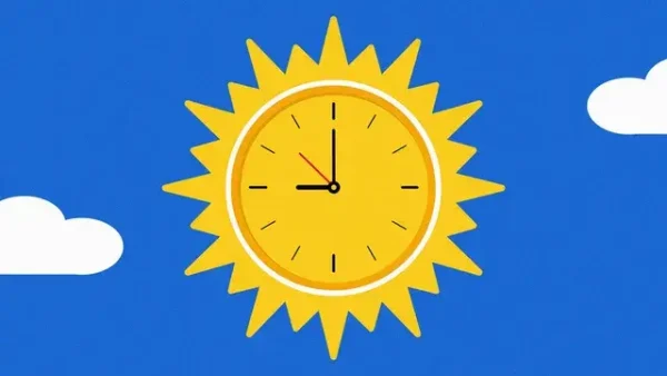 With daylight savings, clocks “spring forward” in March and “fall back” in November.