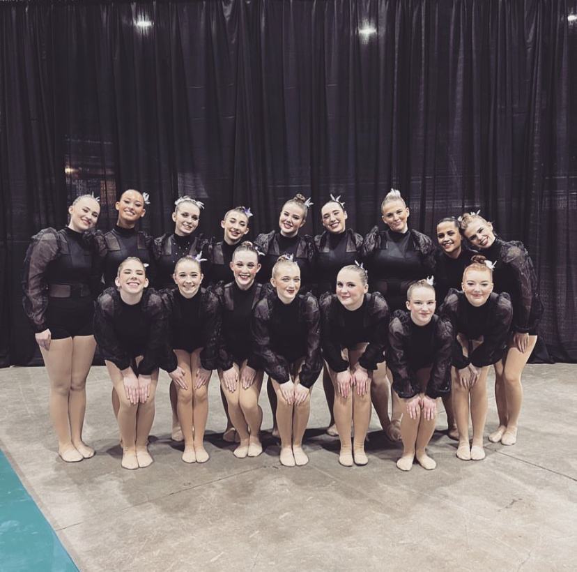 Barlow+Dance+competing+at+the+OSAA+dance+team+state+competition