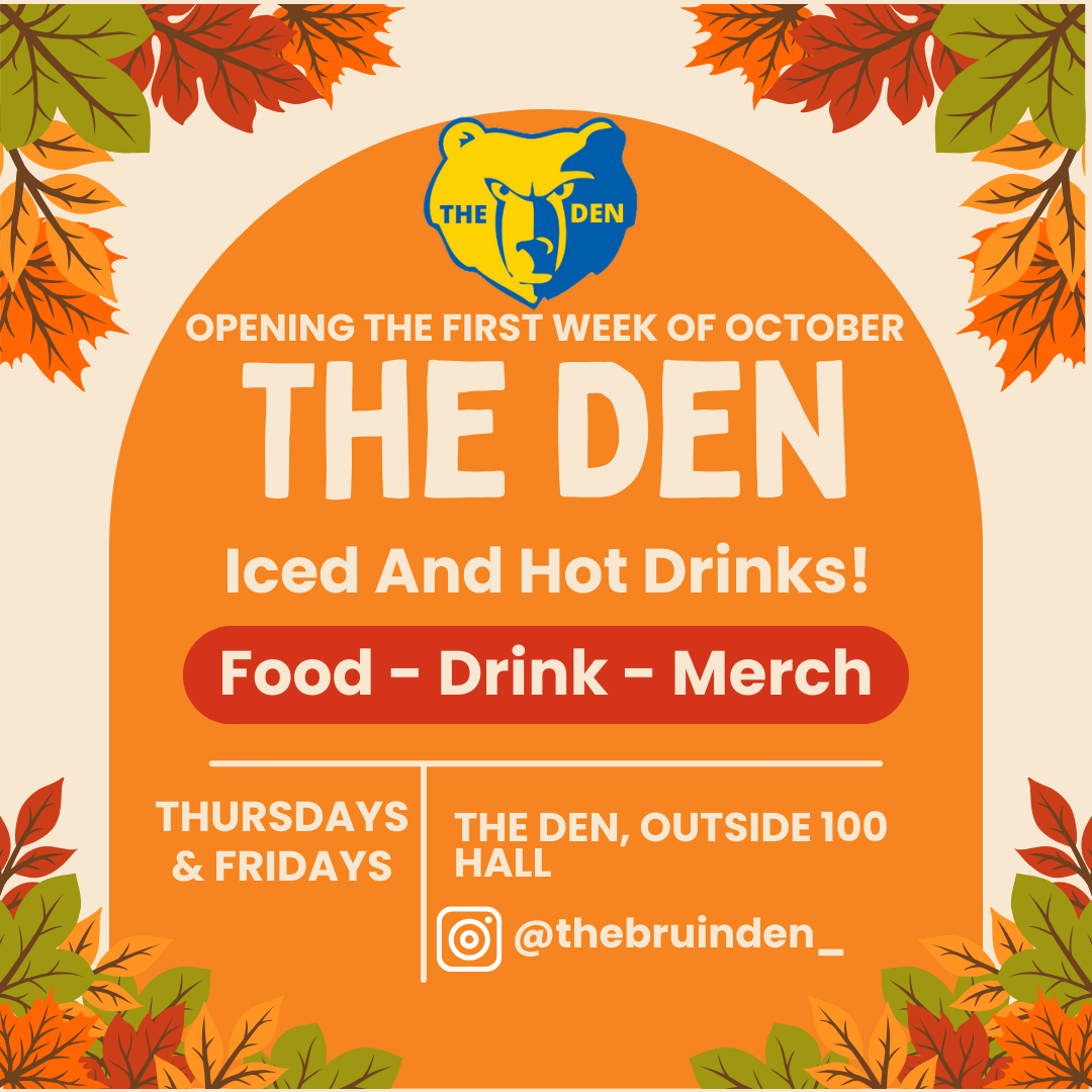 The Den is opening in the first week of October on Thursdays and Fridays. The image and article above were created.