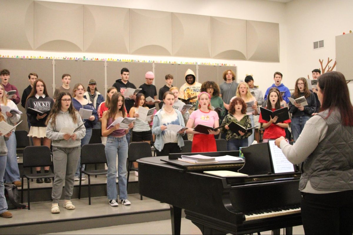 Concert Choir rehearsals