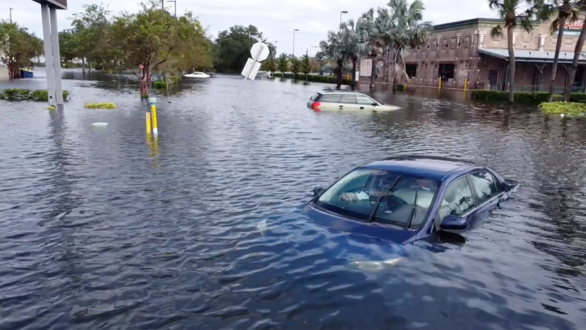 Florida residents scramble to recover their damaged property.