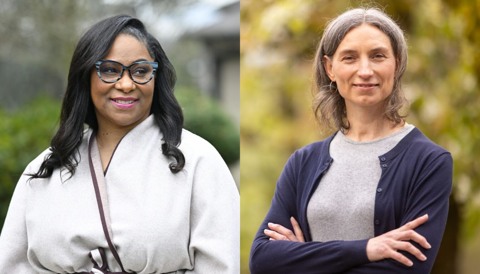 State Reps. Janelle Bynum, left, and Maxine Dexter, right, won their elections for the 5th and 3rd congressional districts. campaign photos