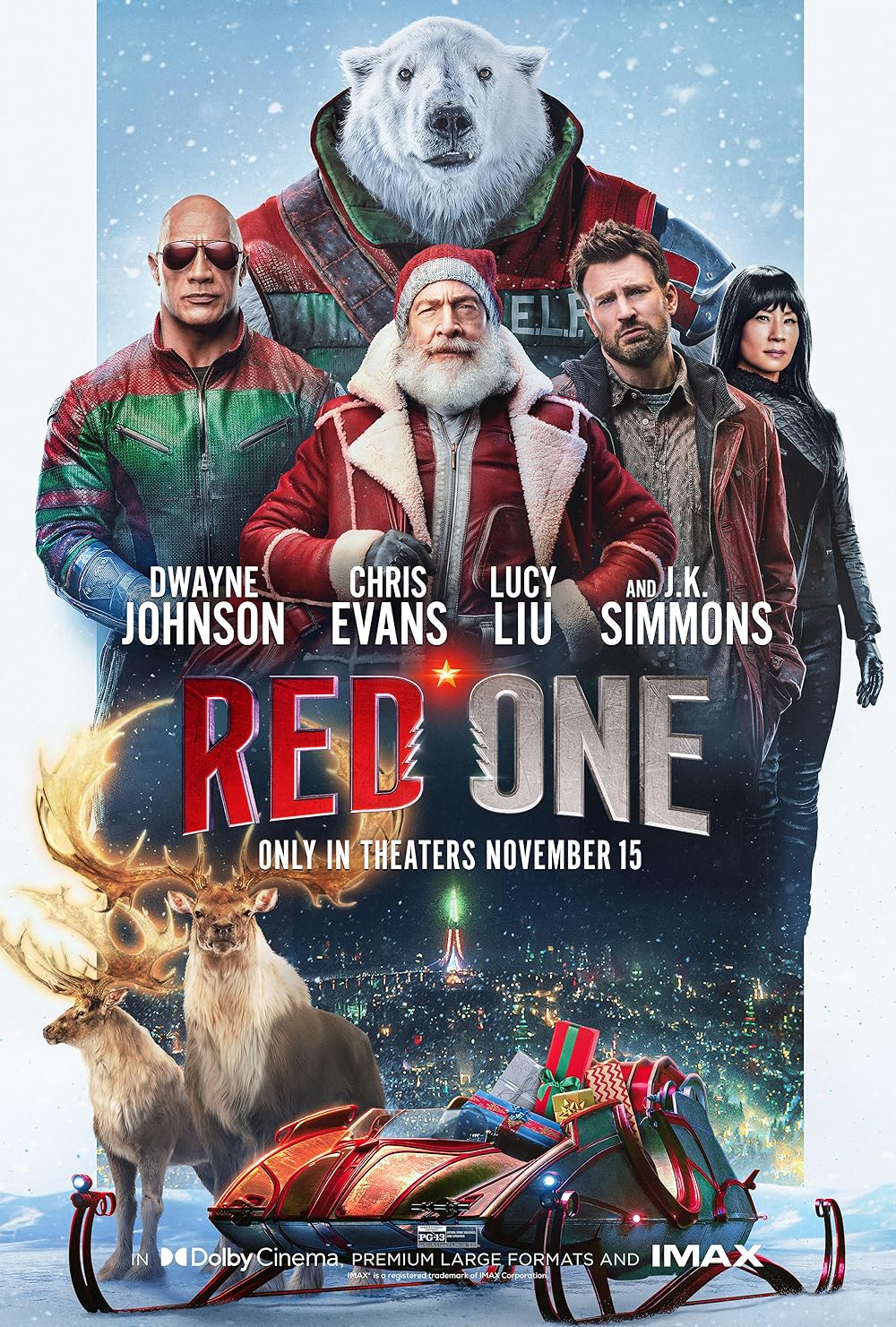  Red One stars Chris Evans, Dwayne Johnson, and J.K. Simmons.