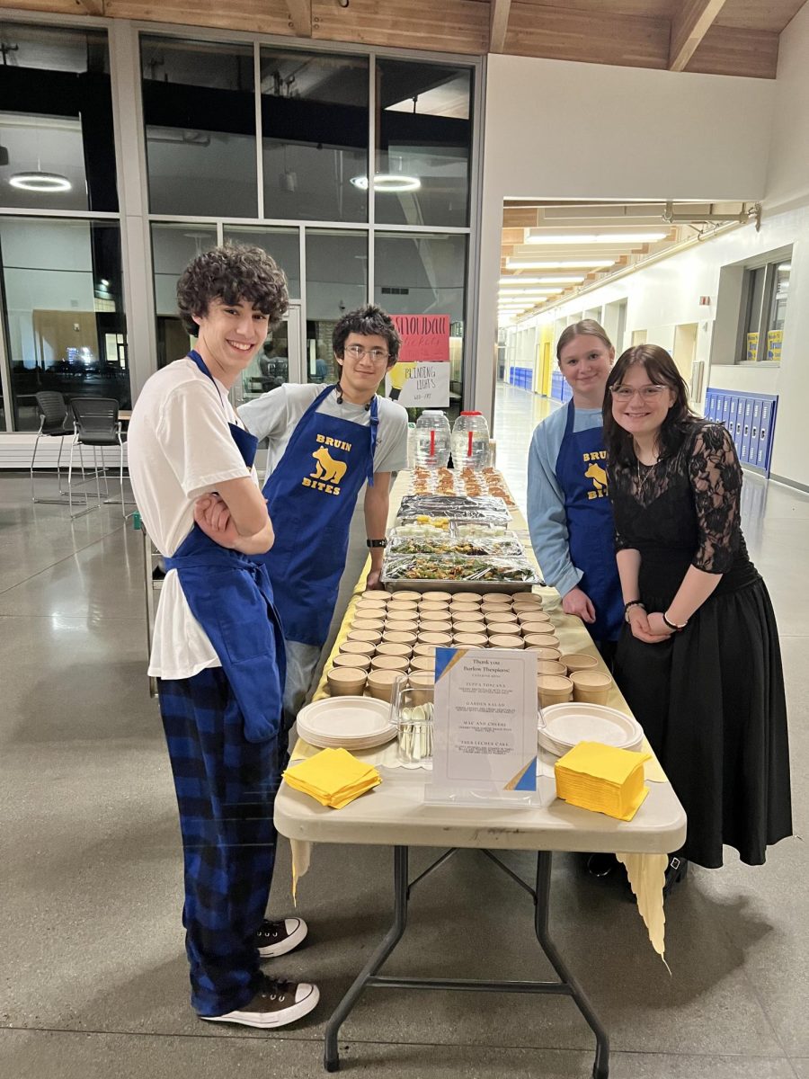 Bruin Bites serves food for the Barlow thespians.