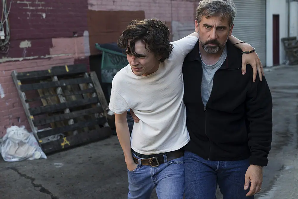 Nic holding David after saving him from yet another relapse.

