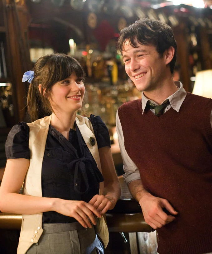 Zooey Deschanel and Joseph Gordon-Levitt star in the 2009 movie, (500) Days of Summer.