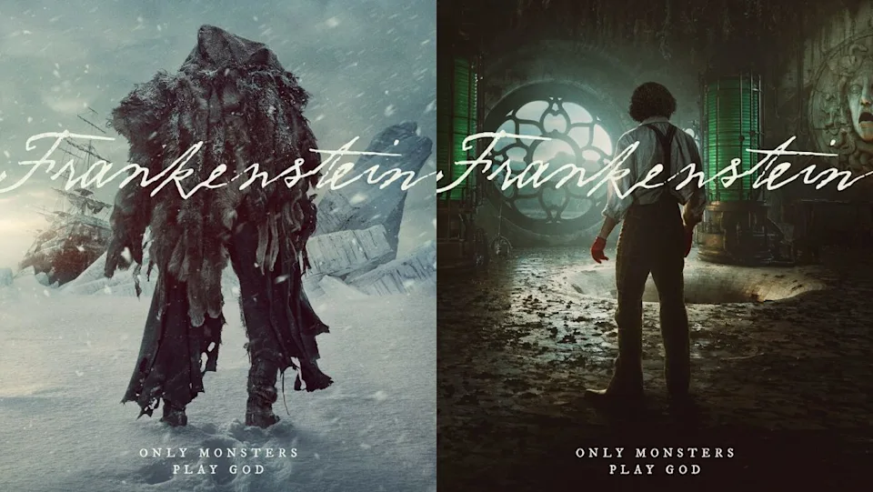 Official Posters for Guillermo del Toro's upcoming Frankenstein film