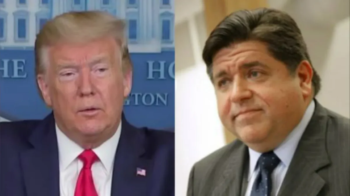 Hours after Trump's Quantico speech on September 30, Illinois Governor JB Pritzker calls to impeach the president on the 25th Amendment, claiming he has dementia.