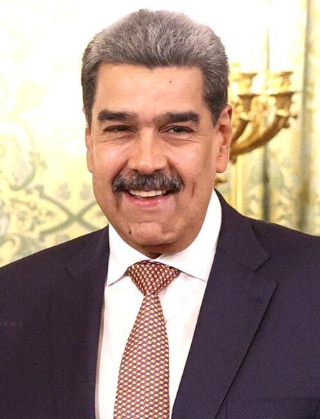 Venezuelan President Nicolas Maduro during a meeting with Russian president Vladimir Putin in May 7th 2025.