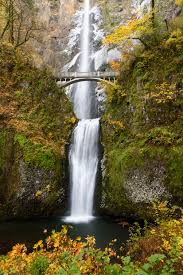 Multnomah Falls, located in Troutdale, Oregon.


