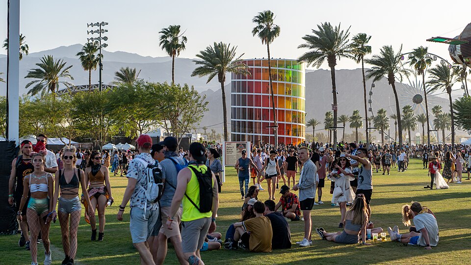 Coachella Valley Music and Fashion Festival grounds, pictured on April 13, 2018.