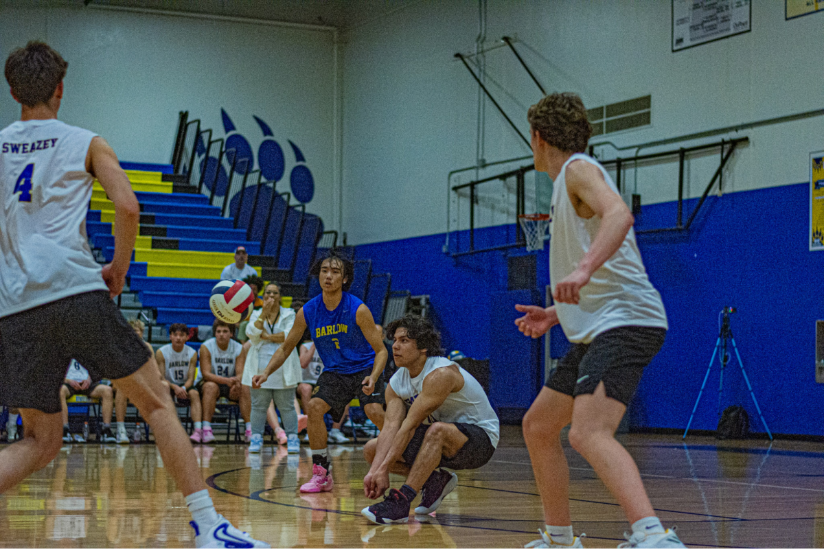Ivan Alvarez receiving a hit from La Salle Prep in the Bruin Den. April Seven, 2026.