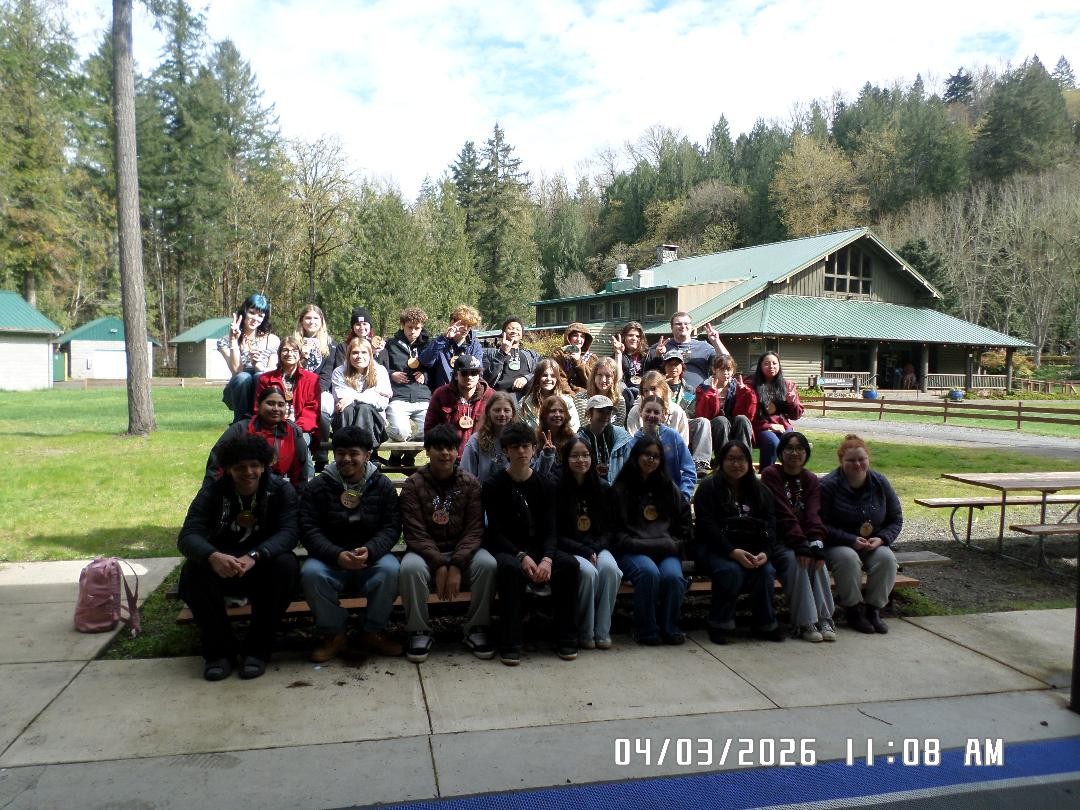 All Outdoor School Student Leaders at Camp Angelos Week 1