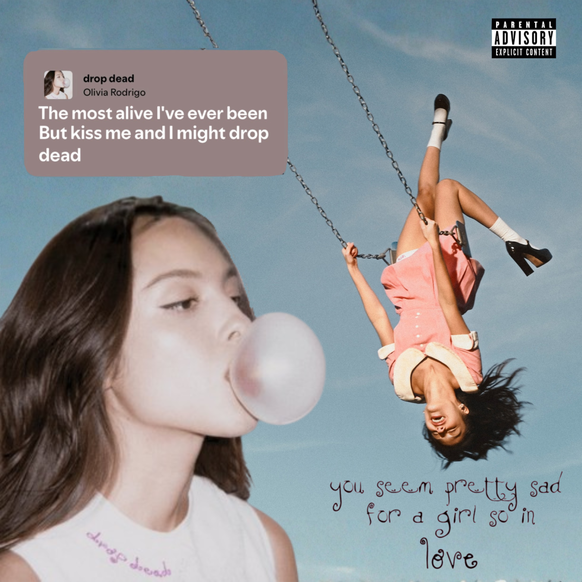 Olivia Rodrigo adopts a soft, romantic theme for her new album, you seem pretty sad for a girl so in love, releasing on June 12.